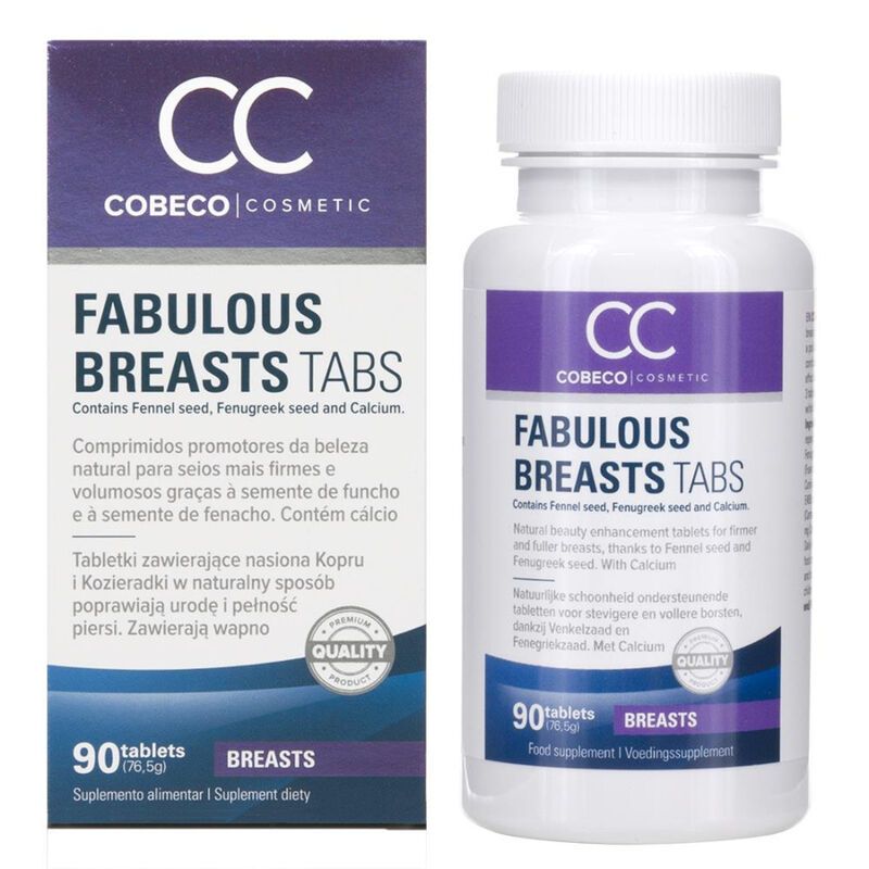 COBECO CC FABULOUS BREASTS AUMENTADOR DE SENOS 90 CAPSULAS – EN /en/de/fr/es/it/nl/