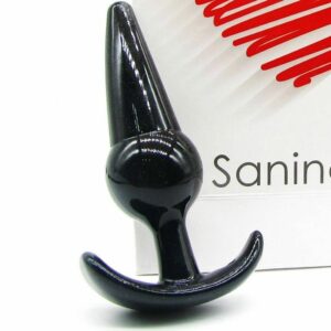 SANINEX PLUG INICIACION ANAL ORGASMIC SEX UNISEX-BASIC LINE NEGRO