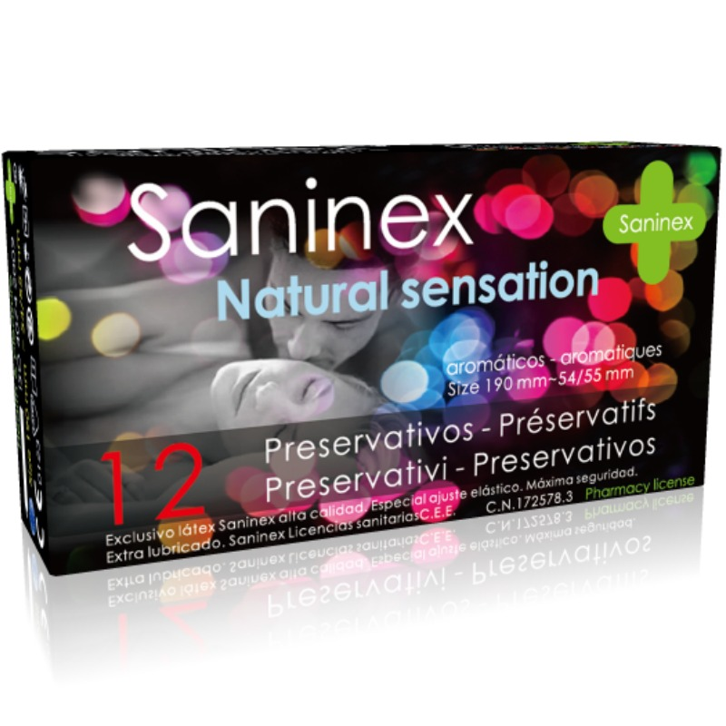 SANINEX CONDOMS NATURAL SENSATION 12 UDS (REGALO) – CADUCIDAD 04/2022