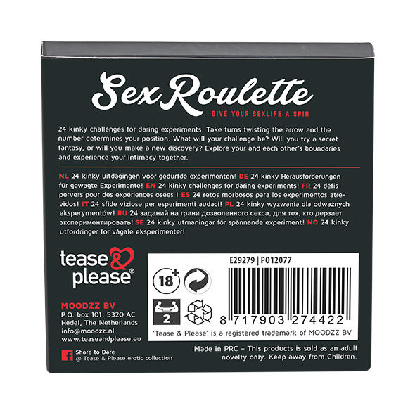 SEX ROULETTE KINKY (NL-DE-EN-FR-ES-IT-PL-RU-SE-NO)