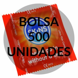 SKINS PRESERVATIVO ULTRA FINO BOLSA 500 UDS